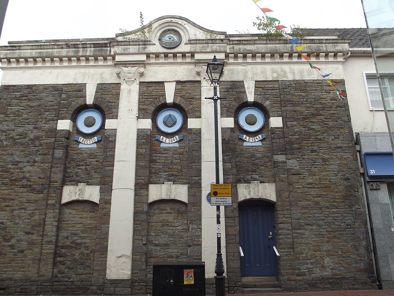 Masonic Temple in Neath, Neath Port Talbot