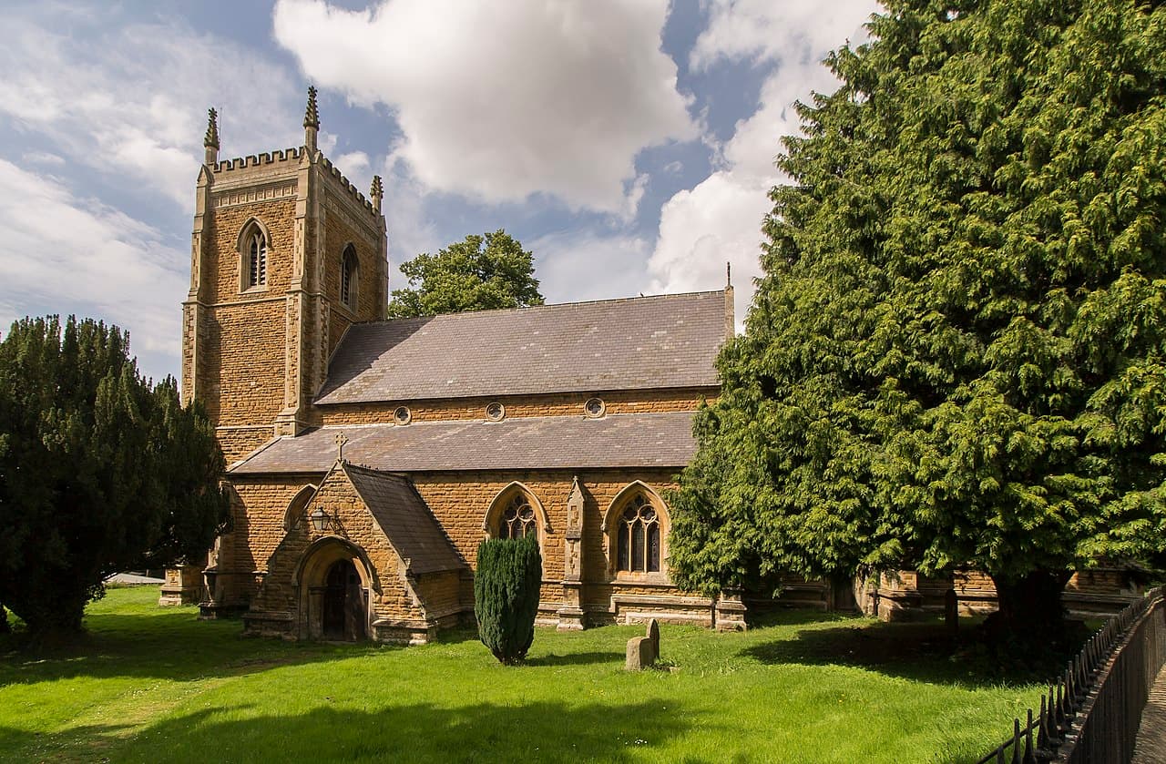 Church of St James in Woolsthorpe by Belvoir, Lincolnshire