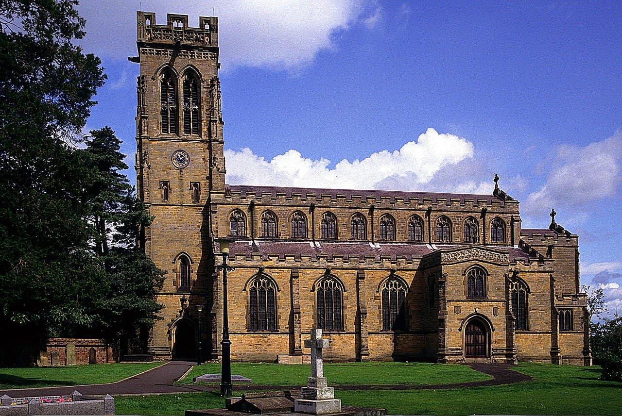 All Saints Church in Broseley, Shropshire