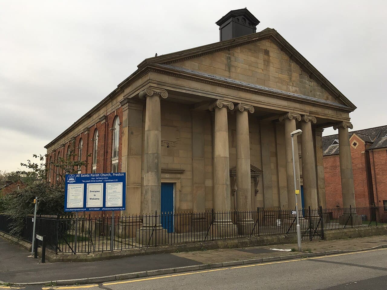 All Saints' Church in Preston, Lancashire
