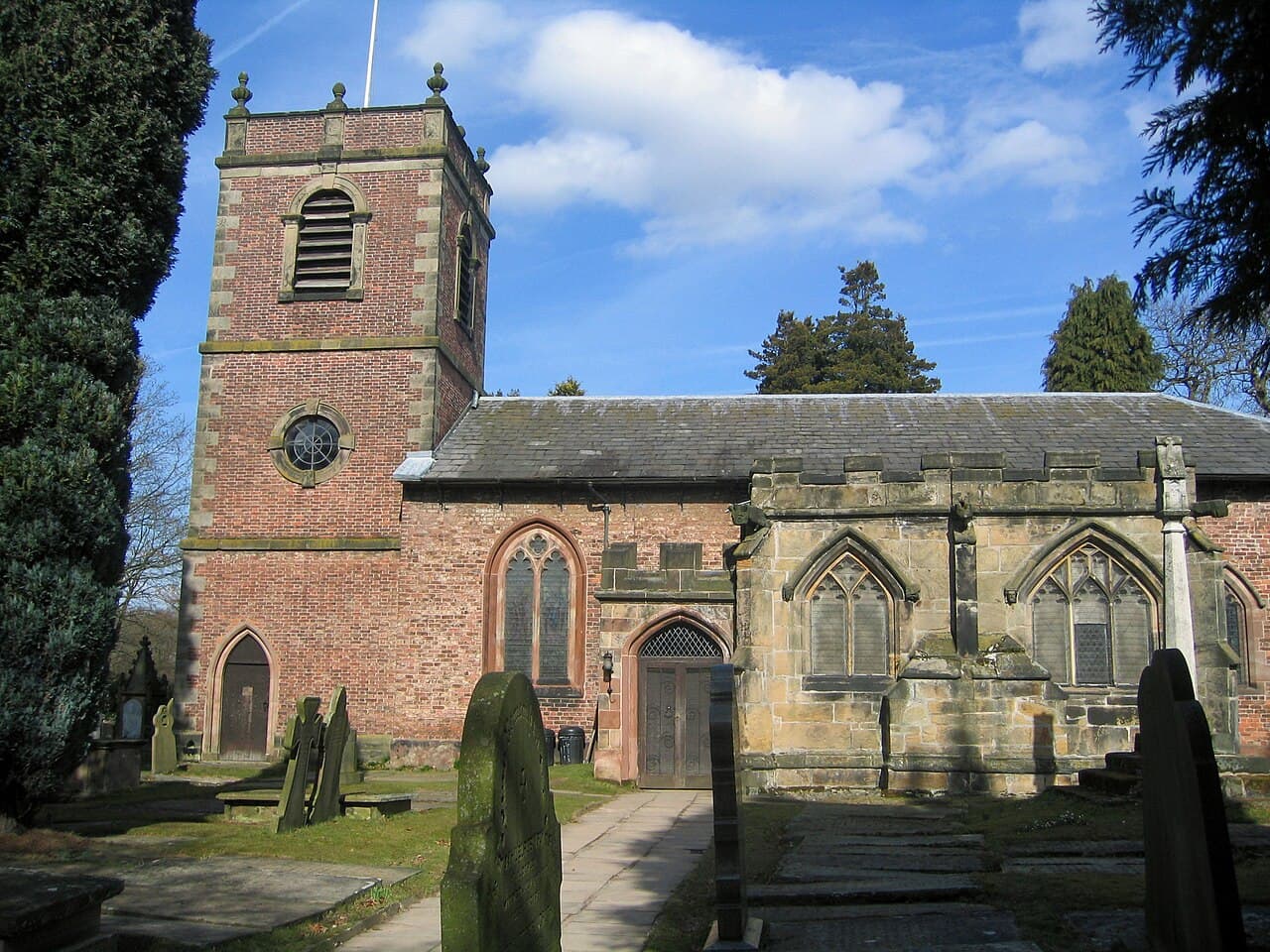 St Lawrence's Church, Over Peover in Goostrey, Cheshire