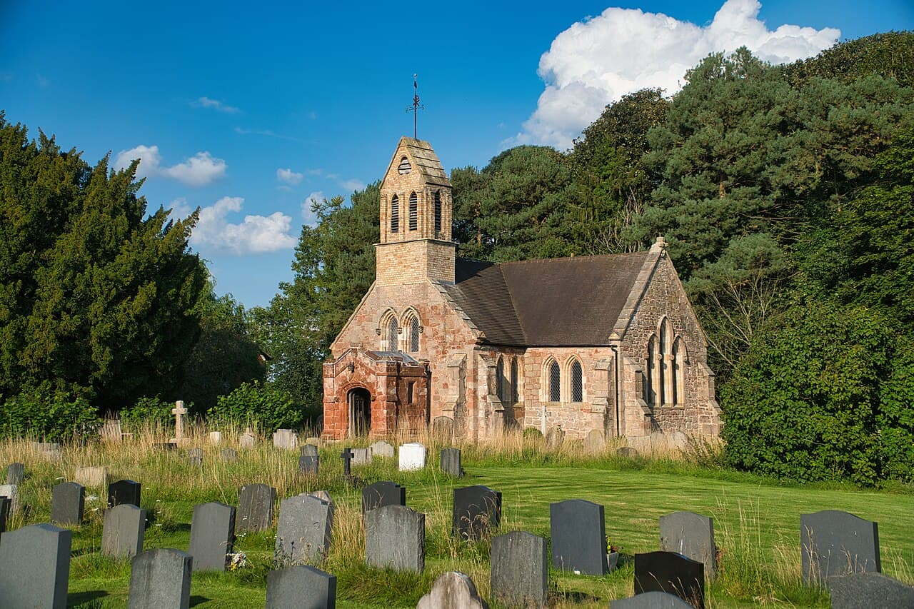 Church of St Mary in Knockin, Powys