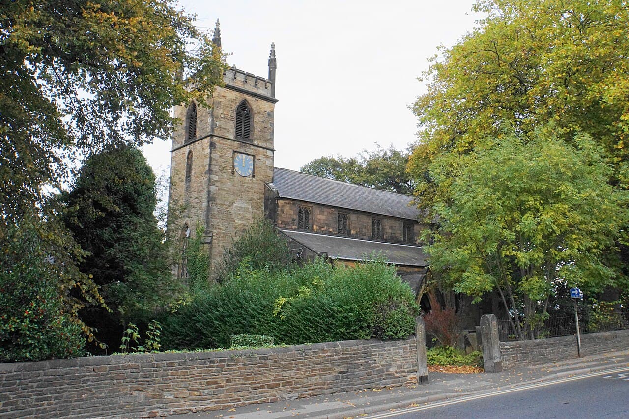 Parish Church of St Michael and All Angels in Chesterfield, Derbyshire