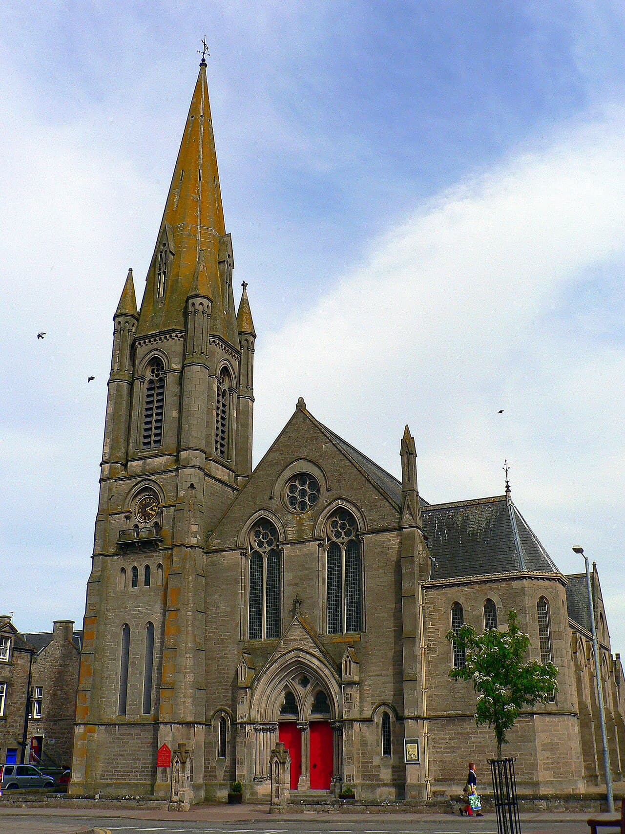 The High Church and Church Hall, High Street, Nairn in Nairn, Highland