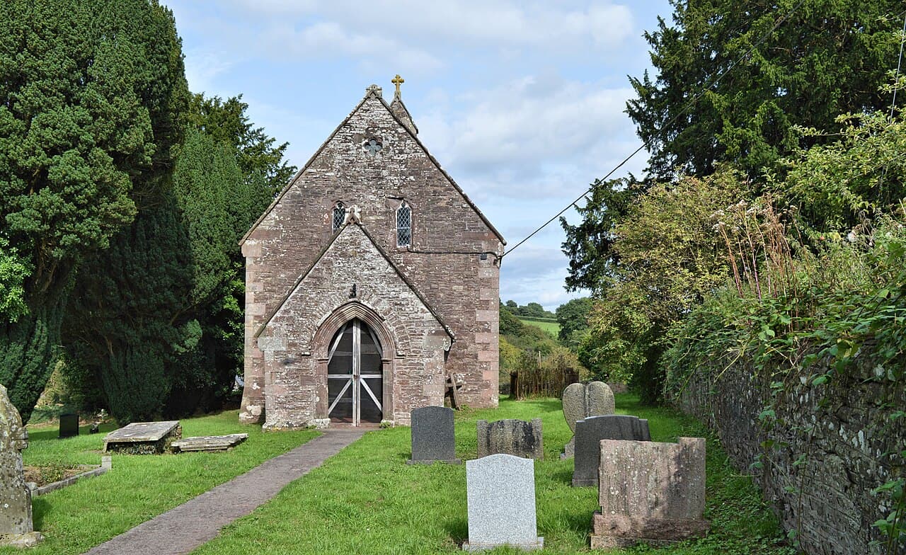 St John's Church in Llangwm, Monmouthshire