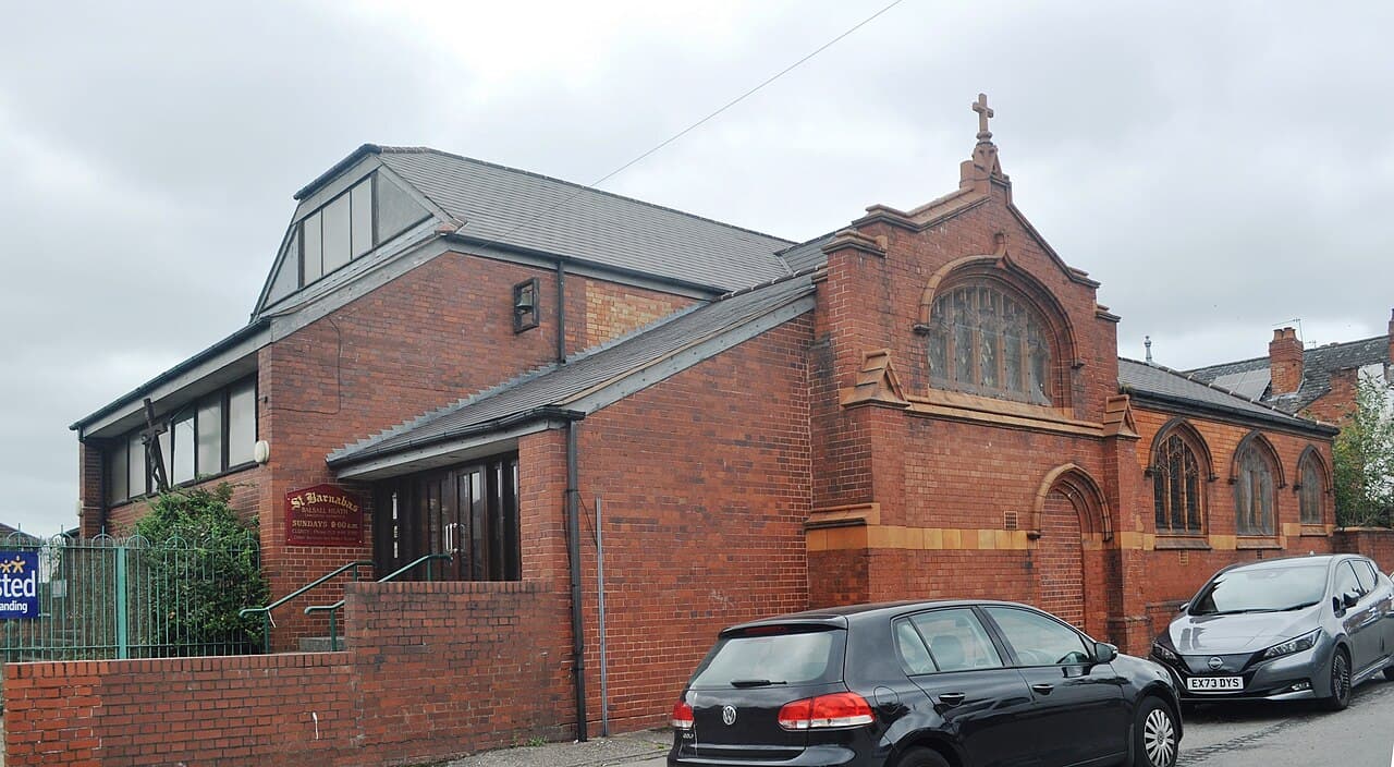 St Barnabas' Church in Birmingham, West Midlands