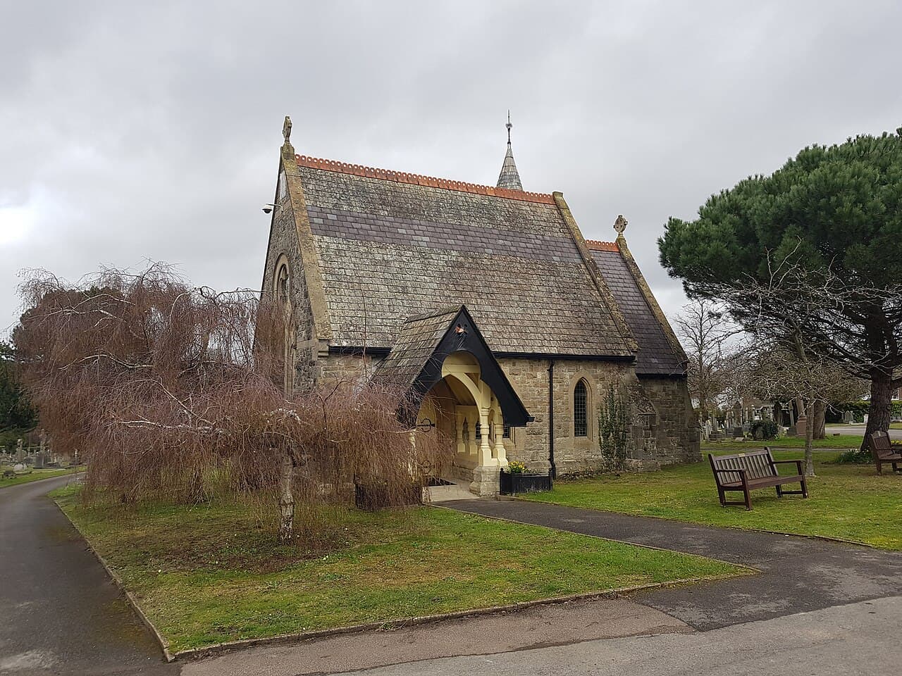 Epsom Cemetery Chapel (Church Of England) in Epsom, Surrey