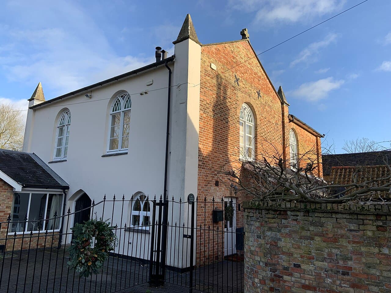 Moravian Chapel To Rear Of Number 26 in Pertenhall, Bedfordshire