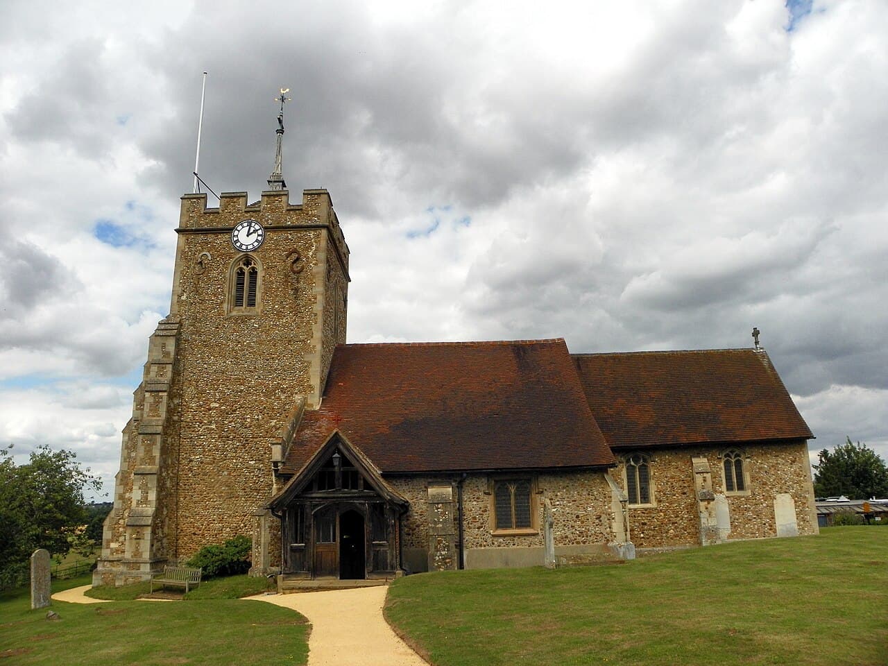 Church of St Ippolyts (church of England) in Hitchin, Hertfordshire