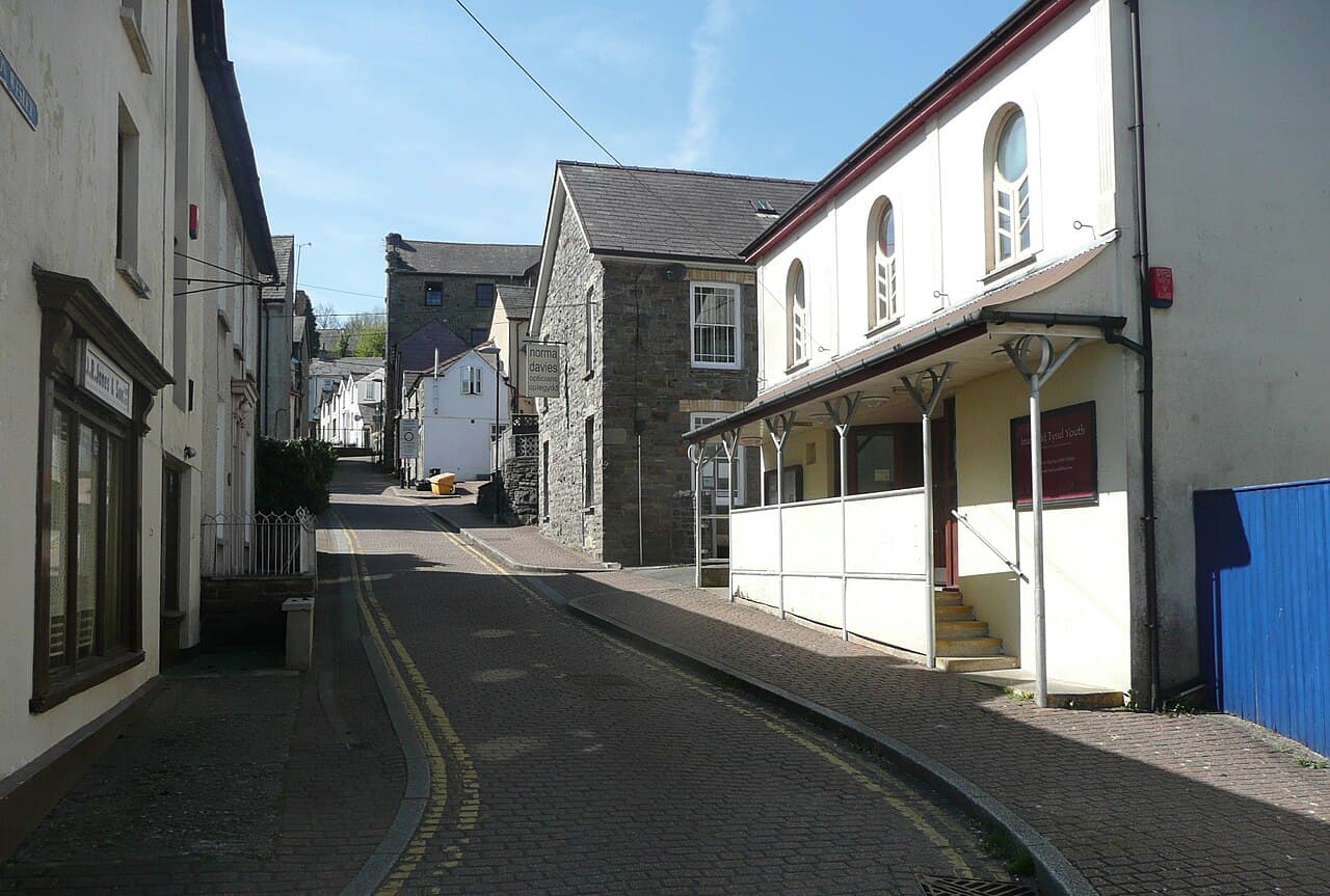 Peniel Welsh Methodist Chapel in Llandysul, Ceredigion