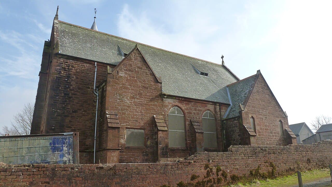 Patna, Main Street, U.F. Church in Straiton, South Ayrshire