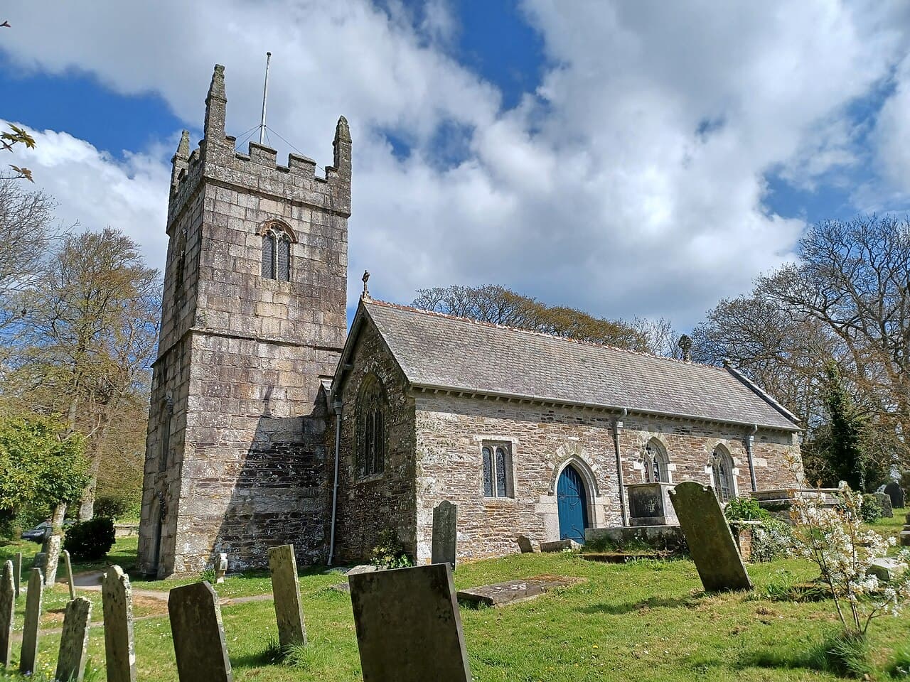St Mawnan and St Stephen's Church, Mawnan in Falmouth, Cornwall