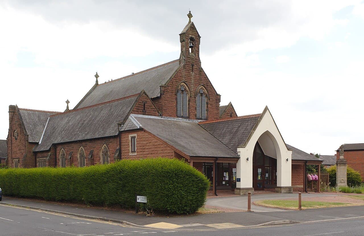 St Mark's Church, Haydock in St Helens, Merseyside