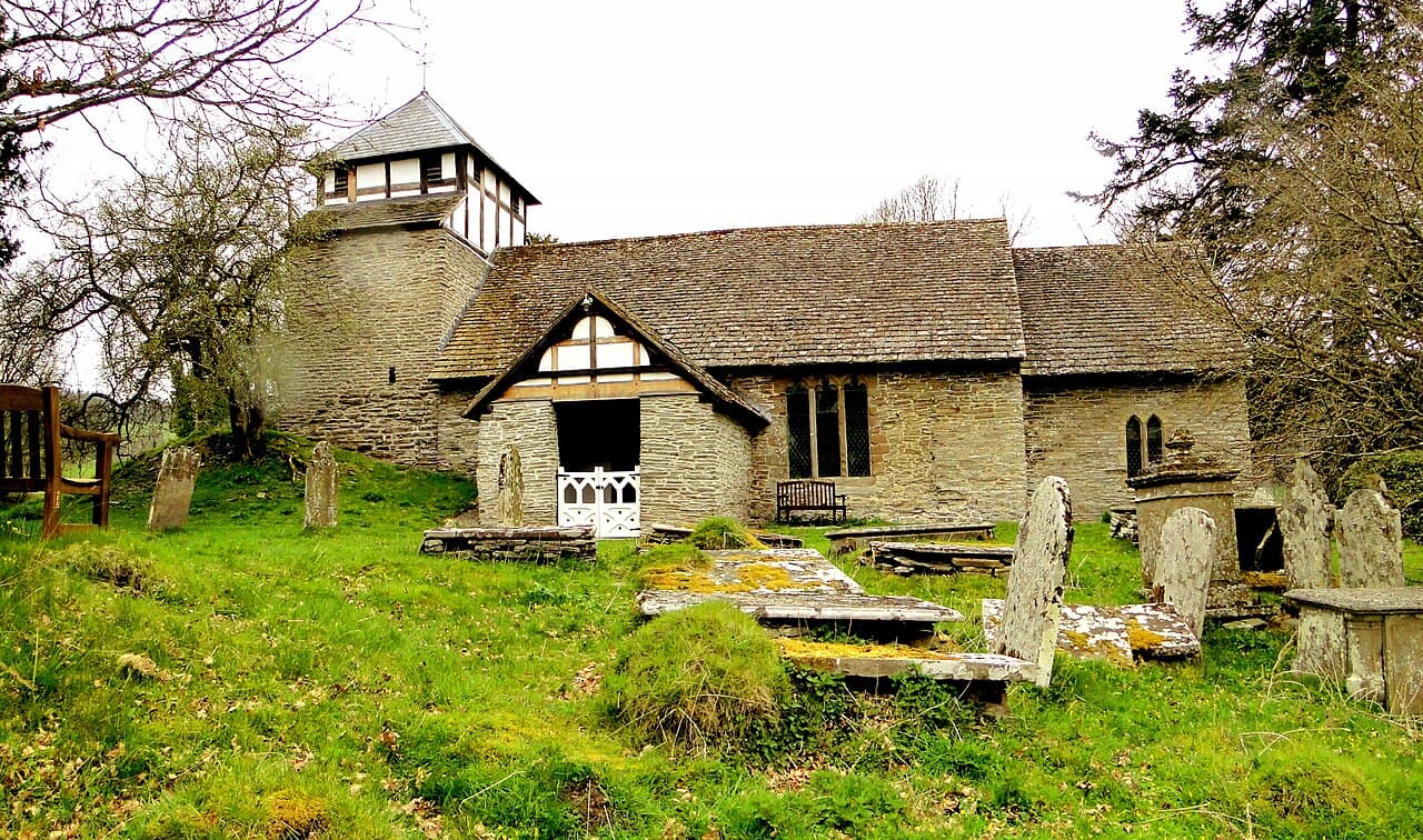 St Michael's Church in Whitton, Powys